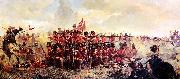 Ellen Bernard Thompson The 28th Regiment at Quatre Bras oil painting on canvas